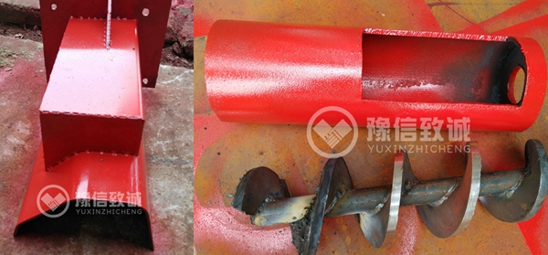 攔水帶滑模機模具和軸